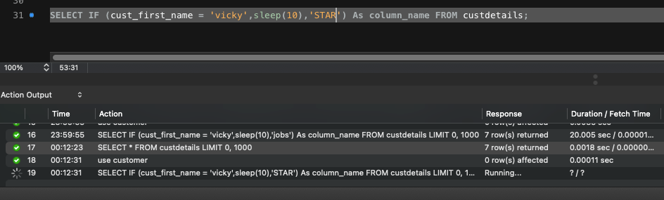 Lab 13 : Blind SQL injection with time delays